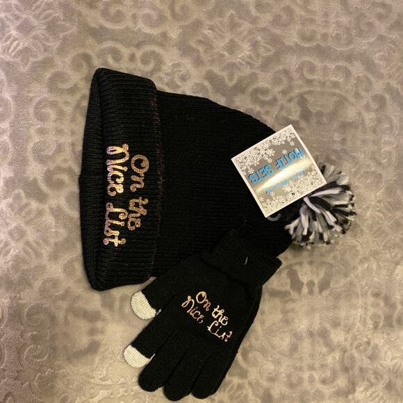 On the Nice List Knit Hat - Picture 2 of 5